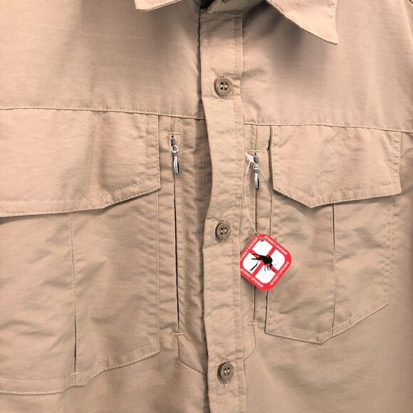 NEW Trespass Shirt Mens M Baddenotch Hiking Travel Anti Mosquito UPF 40 Duo Skin - Picture 4 of 8